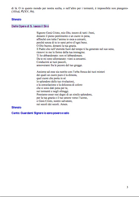 Cena non cenata 3